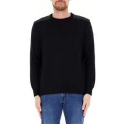 PAUL & SHARK Maglione girocollo lana NERO S