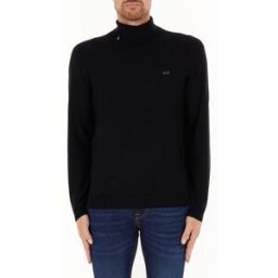 SUN68 Dolcevita misto lana NERO L