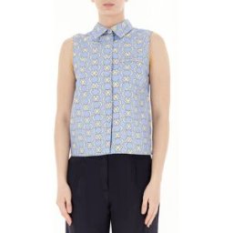 LIU JO Camicia smanicata AZZURRO 38