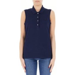 Lacoste Polo smanicata BLU 42