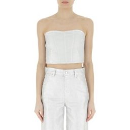 VICOLO Top a fascia GRIGIO L