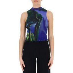 Desigual Top in retina BLU XL
