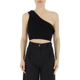 VICOLO Top monospalla NERO UNI