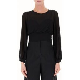 RINASCIMENTO Blusa cropped NERO L