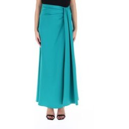 RINASCIMENTO Gonna con drappeggio VERDE L