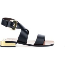 TRULYP Sandali in pelle NERO 41