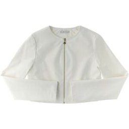 E.L.S.Y. Giubbino con zip BIANCO 34