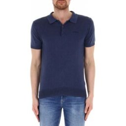 Guess Polo cotone-seta BLU M