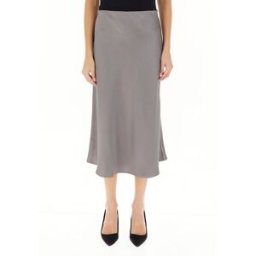 LIU JO Gonna in raso GRIGIO 44