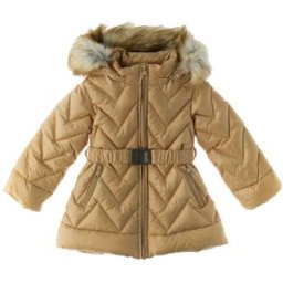 LIU JO Piumino con cintura BABY CAMMELLO 4A