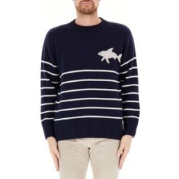 PAUL & SHARK Maglione girocollo lana BLU SCURO XL