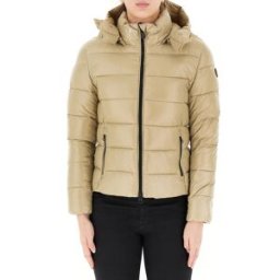 SAVE THE DUCK Piumino con cappuccio ECRU 3