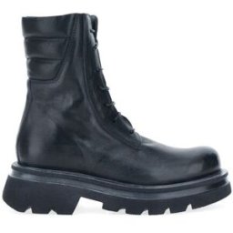 MOMA Polacchini in pelle NERO 36