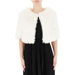 RINASCIMENTO Cappa finta pelliccia PANNA L