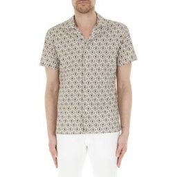 QB24 Camicia maniche corte MARRONE S