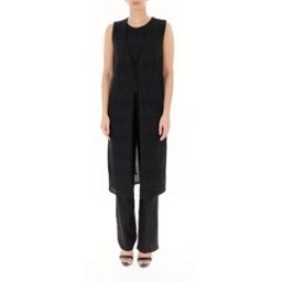 RINASCIMENTO Gilet lungo NERO M