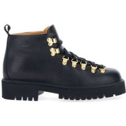 FRACAP Polacchini in pelle NERO 36