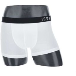 DSQUARED2 BEACHWEAR Boxer in cotone BIANCO S