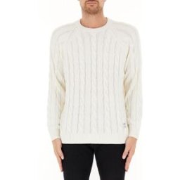 Pepe Jeans Maglione a trecce BIANCO XL