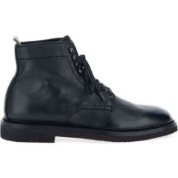 OFFICINE CREATIVE Anfibi in pelle NERO 45