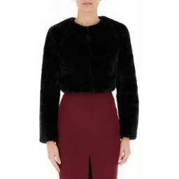 FRACOMINA Finta pelliccia NERO L