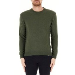 PAUL & SHARK Maglione misto lana VERDE OLIVA L