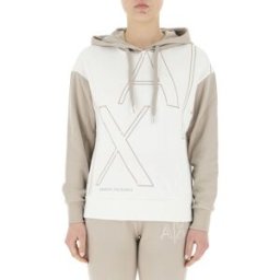 Armani Exchange Felpa con cappuccio BEIGE S