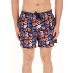 EA7 EMPORIO ARMANI Shorts da bagno VIOLA 46