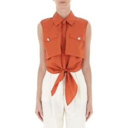 LIU JO Camicia smanicata ROSSO 44