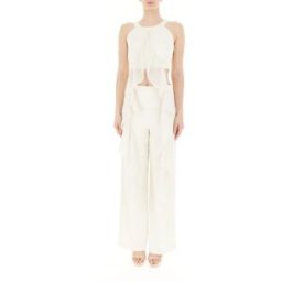 RINASCIMENTO Top con volant BIANCO M