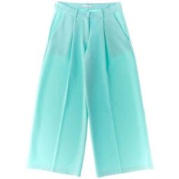E.L.S.Y. Pantalone con pinces AZZURRO 44