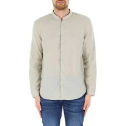 Armani Exchange Camicia in lino BEIGE XL