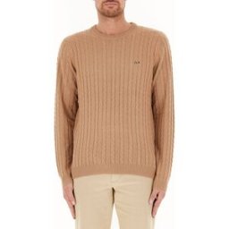 SUN68 Maglione a trecce BEIGE XL