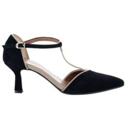 L'ARIANNA Décolleté scamosciati NERO 40