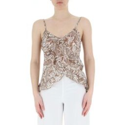 LIU JO Top scollo V LIU JEANS MARRONE 42