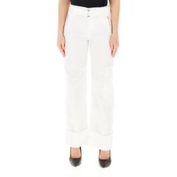 LIU JO Pantalone wide leg LIU JEANS PANNA 27