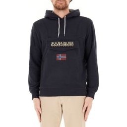 Napapijri Felpa con cappuccio NERO L