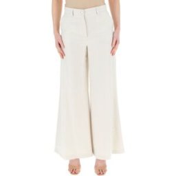 LIU JO Pantalone gamba ampia LIU JEANS BIANCO 44