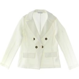 E.L.S.Y. Blazer doppiopetto BIANCO 44
