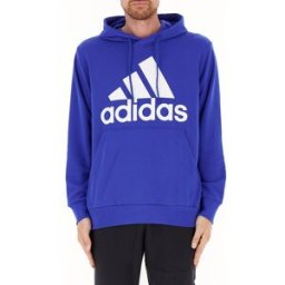 Adidas Felpa con cappuccio BLU L