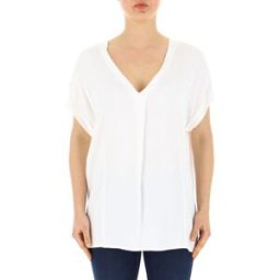 FRACOMINA Blusa maniche corte BIANCO S