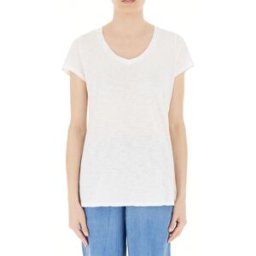 DEHA T-shirt scollo V BIANCO L