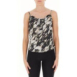 RINASCIMENTO Top spalline sottili NERO XS