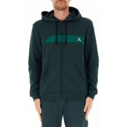 Le Coq Sportif Felpa con zip VERDE M
