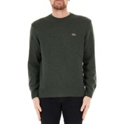 Lacoste Maglione in lana VERDE BOTTIGLIA 9
