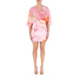 FRACOMINA Abito scollo V ROSA M