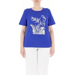 PERSONA by MARINA RINALDI T-shirt con stampa BLU S