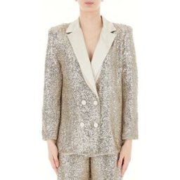 RINASCIMENTO Blazer con paillettes BEIGE S