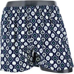 Hanro Boxer in cotone BLU S