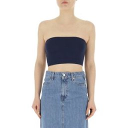 VICOLO Top a fascia BLU UNI